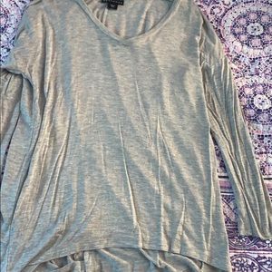 High-Low Grey Long Sleeve